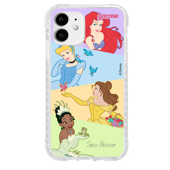 Capinha para celular Disney Princesas - Paleta Princesas Diagonal