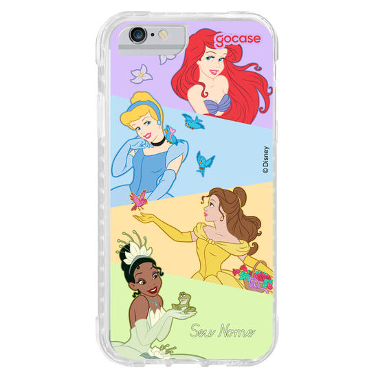 Capinha para celular Disney Princesas - Paleta Princesas Diagonal