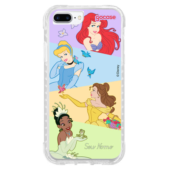 Capinha para celular Disney Princesas - Paleta Princesas Diagonal