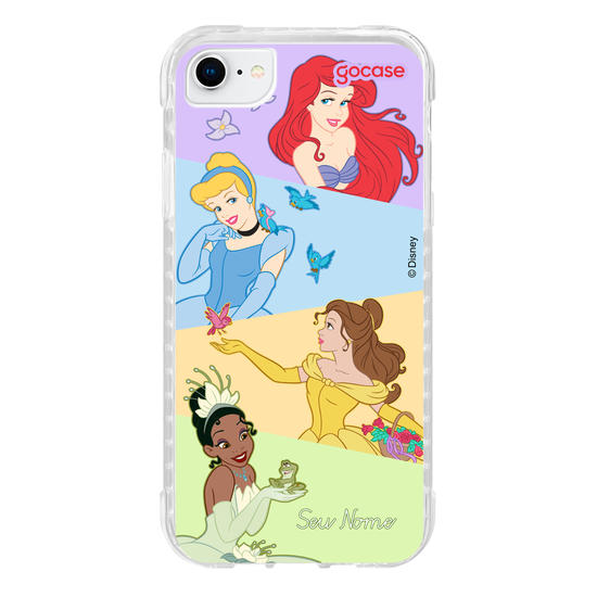 Capinha para celular Disney Princesas - Paleta Princesas Diagonal
