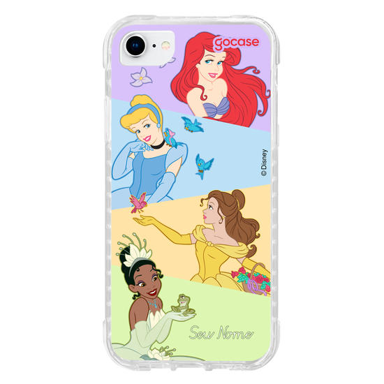 Capinha para celular Disney Princesas - Paleta Princesas Diagonal