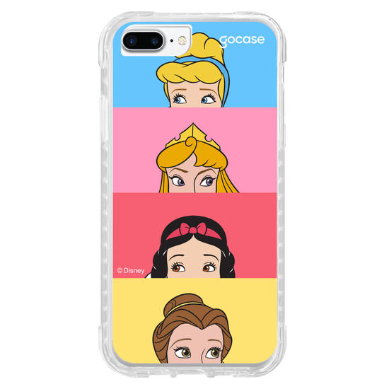 Capinha para celular Disney Princesas - Princesas Paleta Horizontal