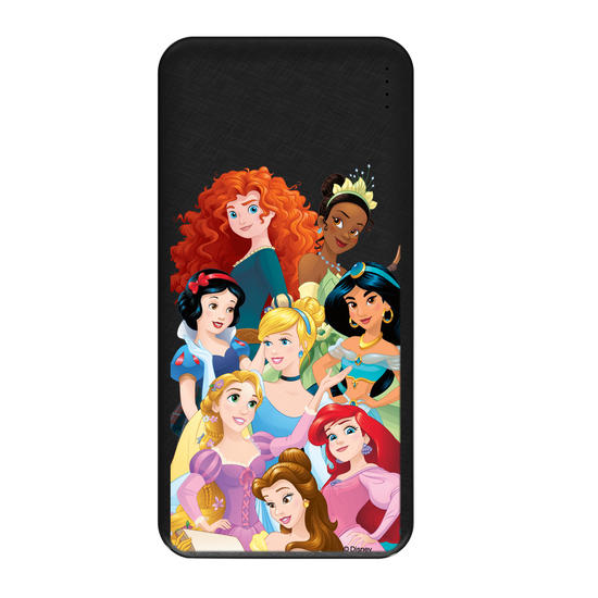 Carregador Portátil Fast Charge -  Princesas - Be a Princess