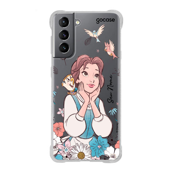 Capinha para celular Disney - Princesas - Bella Flores Capinha para celular Disney - Princesas - Bella Flores