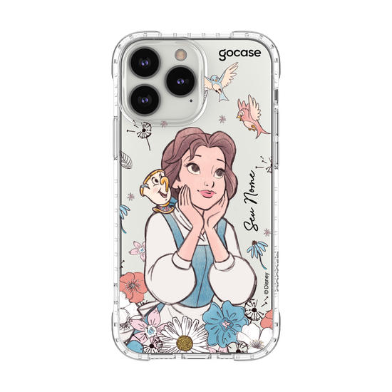 Capinha para celular Disney - Princesas - Bella Flores