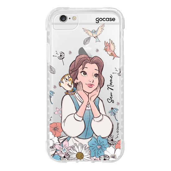 Capinha para celular Disney - Princesas - Bella Flores