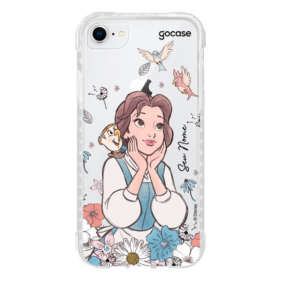 Capinha para celular Disney - Princesas - Bella Flores