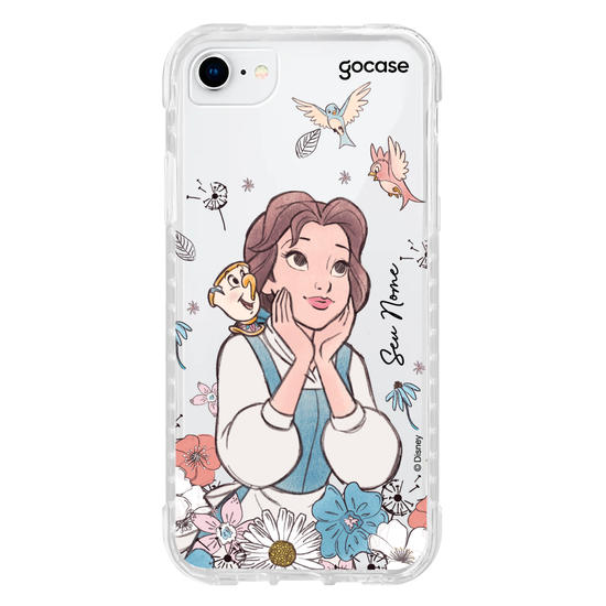 Capinha para celular Disney - Princesas - Bella Flores