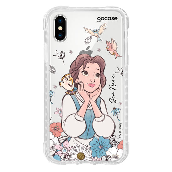 Capinha para celular Disney - Princesas - Bella Flores
