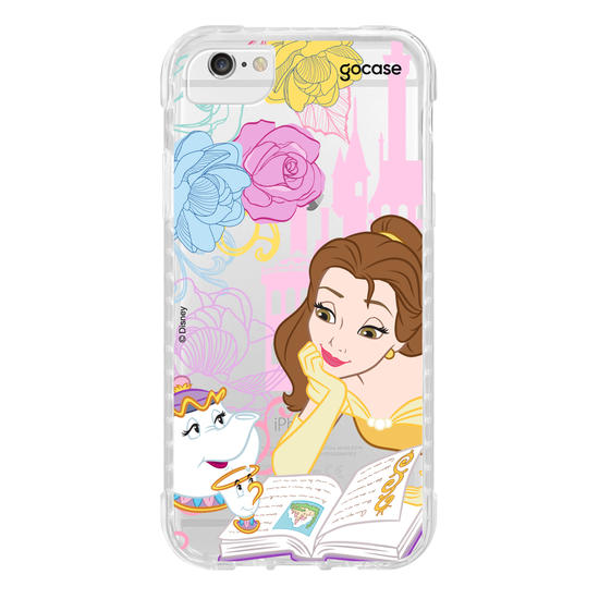 Capinha para celular Disney - Princesas - Bella Castelo de Flores