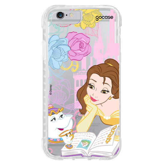 Capinha para celular Disney - Princesas - Bella Castelo de Flores