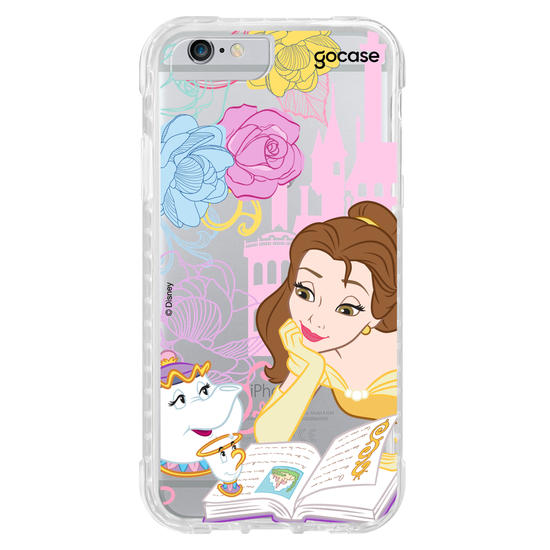 Capinha para celular Disney - Princesas - Bella Castelo de Flores