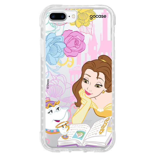 Capinha para celular Disney - Princesas - Bella Castelo de Flores