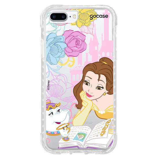 Capinha para celular Disney - Princesas - Bella Castelo de Flores
