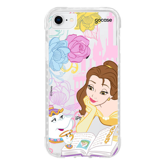 Capinha para celular Disney - Princesas - Bella Castelo de Flores