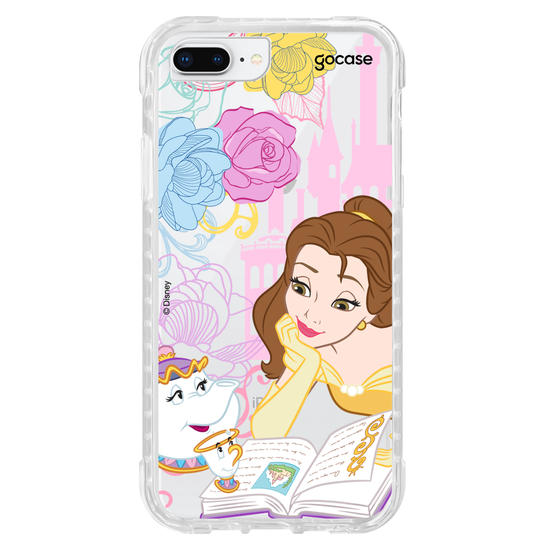 Capinha para celular Disney - Princesas - Bella Castelo de Flores