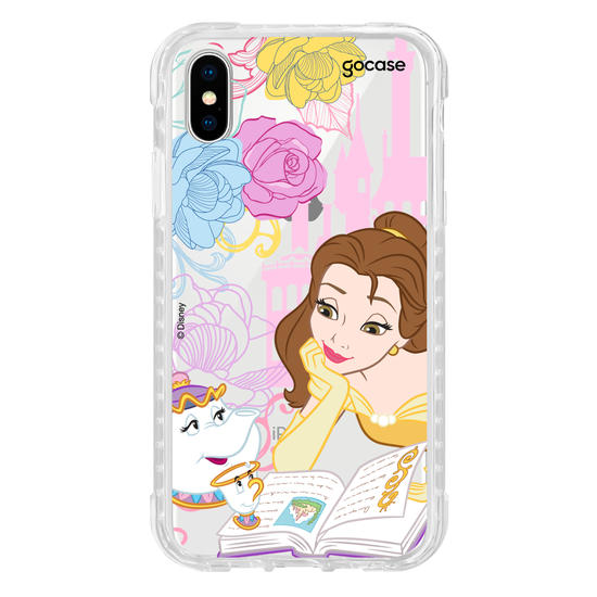 Capinha para celular Disney - Princesas - Bella Castelo de Flores