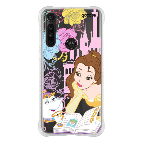 Capinha para celular Disney - Princesas - Bella Castelo de Flores
