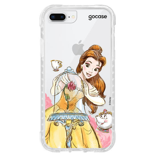 Capinha para celular Disney - Princesas - Bella Encanto Floral