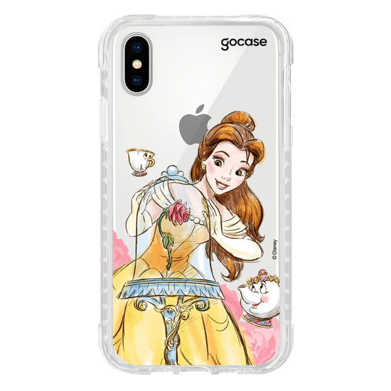 Capinha para celular Disney - Princesas - Bella Encanto Floral