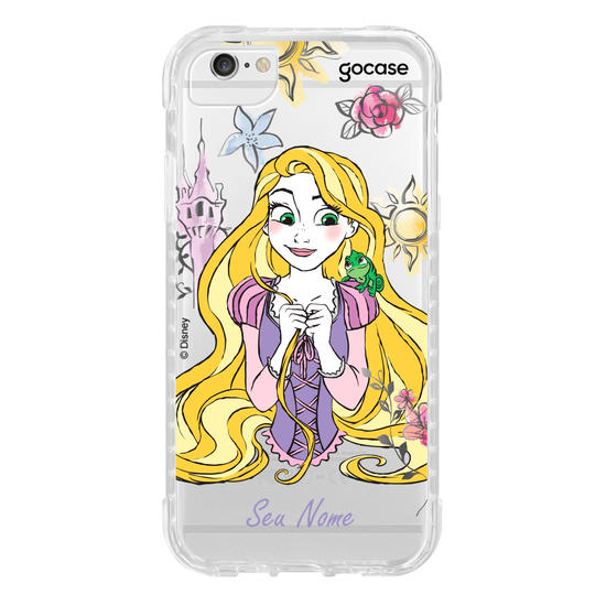 Capinha para celular Disney - Princesas -  Rapunzel e Pascal