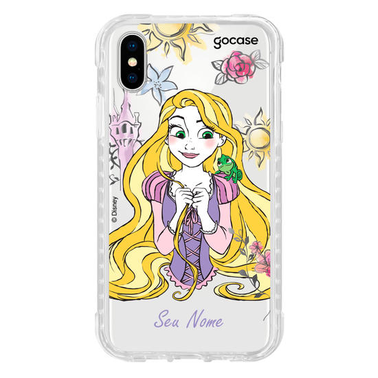 Capinha para celular Disney - Princesas -  Rapunzel e Pascal