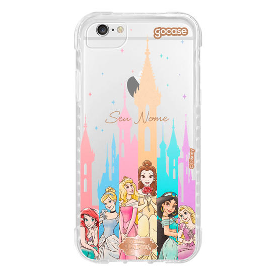 Capinha para celular Disney Princesas - Paleta Castelo Encantado