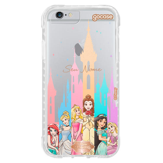 Capinha para celular Disney Princesas - Paleta Castelo Encantado