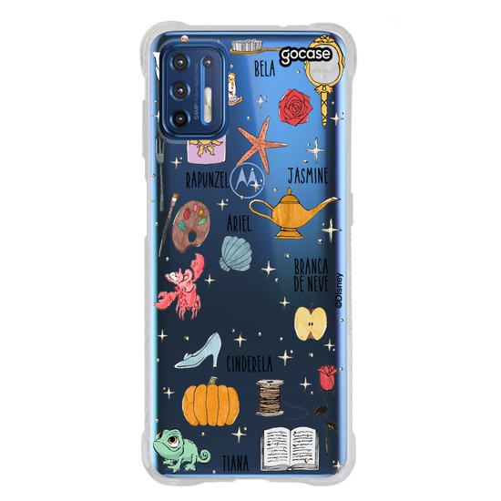 Capinha para celular Disney Princesas - Pattern Princess Elements