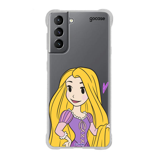 Capinha para celular Disney Princesas - Rapunzel Elegância Cartoon