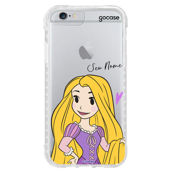 Capinha para celular Disney Princesas - Rapunzel Elegância Cartoon