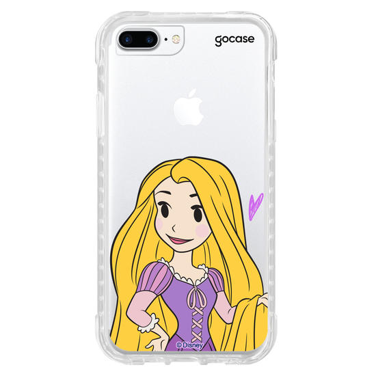 Capinha para celular Disney Princesas - Rapunzel Elegância Cartoon