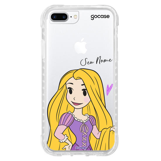 Capinha para celular Disney Princesas - Rapunzel Elegância Cartoon