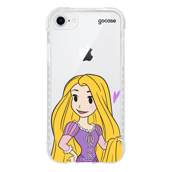 Capinha para celular Disney Princesas - Rapunzel Elegância Cartoon