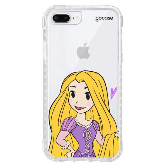 Capinha para celular Disney Princesas - Rapunzel Elegância Cartoon