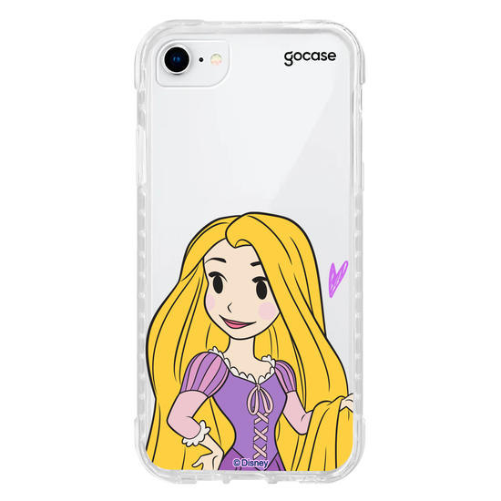 Capinha para celular Disney Princesas - Rapunzel Elegância Cartoon