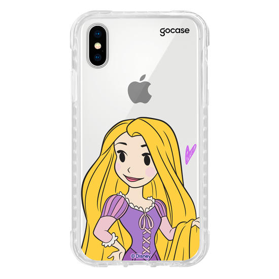 Capinha para celular Disney Princesas - Rapunzel Elegância Cartoon