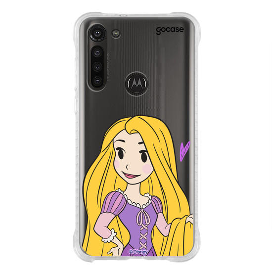 Capinha para celular Disney Princesas - Rapunzel Elegância Cartoon