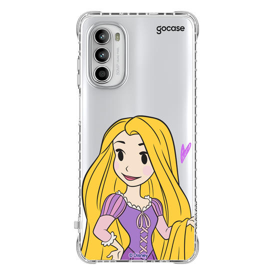 Capinha para celular Disney Princesas - Rapunzel Elegância Cartoon