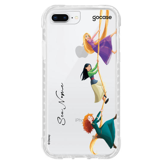 Capinha para celular Disney - Princesas - Entre Tranças e Coroas