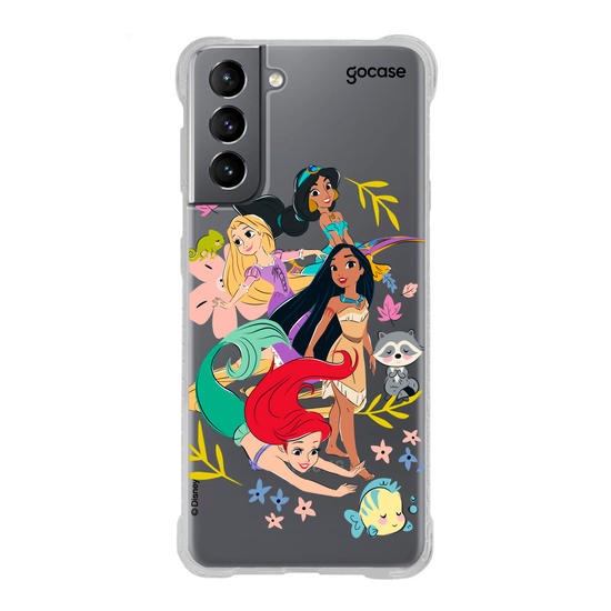 Capinha para celular Disney - Princesas - Amigos Pets