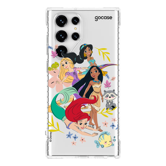 Capinha para celular Disney - Princesas - Amigos Pets