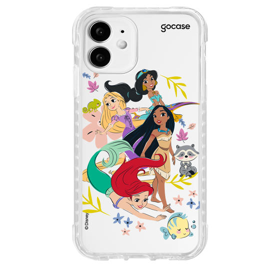 Capinha para celular Disney - Princesas - Amigos Pets