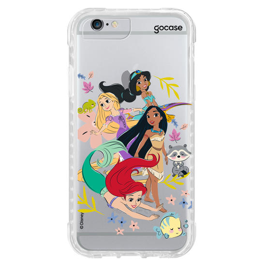 Capinha para celular Disney - Princesas - Amigos Pets