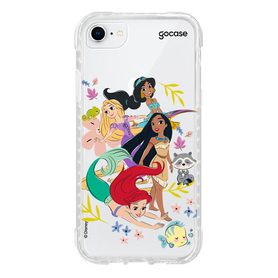Capinha para celular Disney - Princesas - Amigos Pets