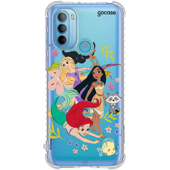 Capinha para celular Disney - Princesas - Amigos Pets