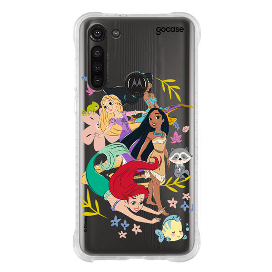 Capinha para celular Disney - Princesas - Amigos Pets