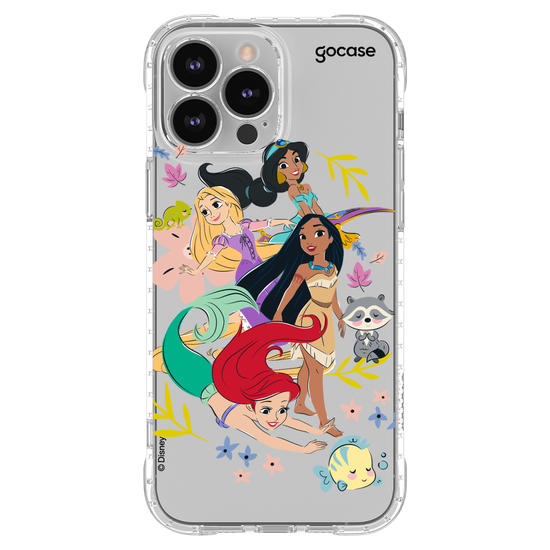 Capinha para celular Disney - Princesas - Amigos Pets