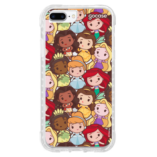 Capinha para celular Disney - Princesas - Cute Princess Pattern
