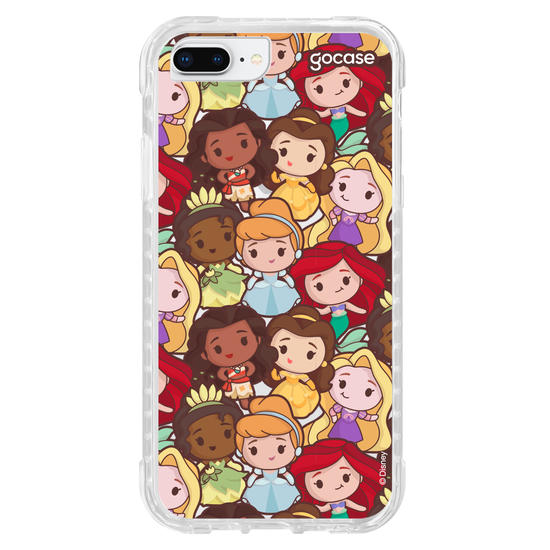 Capinha para celular Disney - Princesas - Cute Princess Pattern